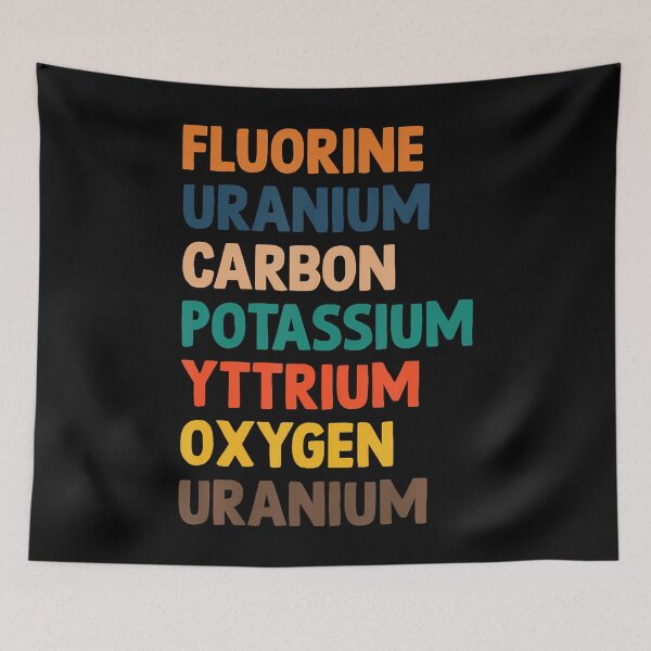 Item preview, Science Fluorine Uranium Carbon Potassium Oxygen Uranium designed and sold by RuthSheila.