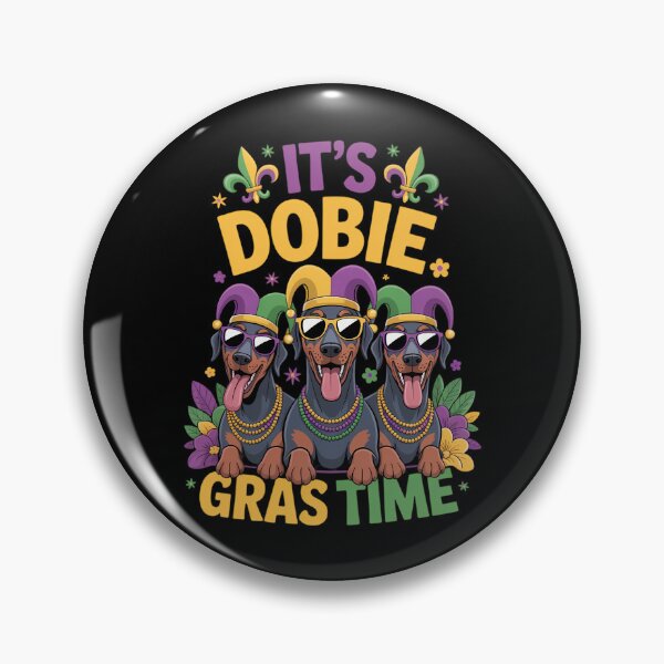 Item preview, Mardi Gras It's Dobie GrasTime Mardi Gras designed and sold by AsteriskDatBArt.