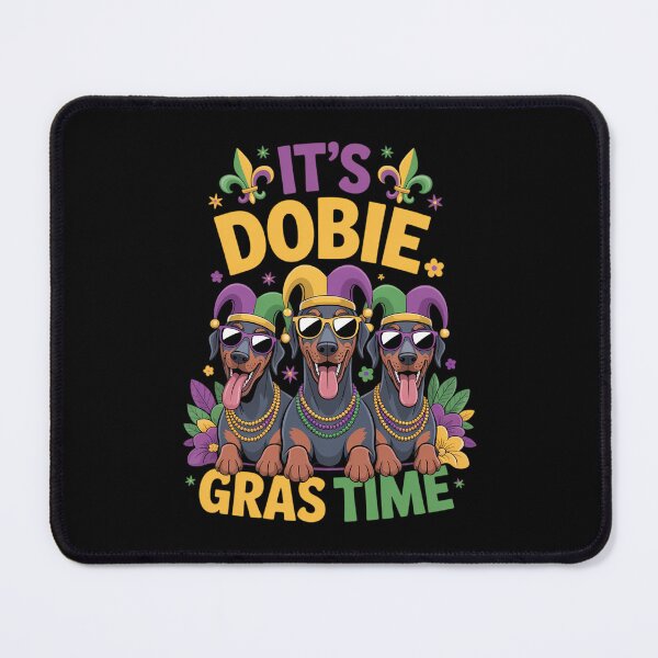 Item preview, Mardi Gras It's Dobie GrasTime Mardi Gras designed and sold by AsteriskDatBArt.