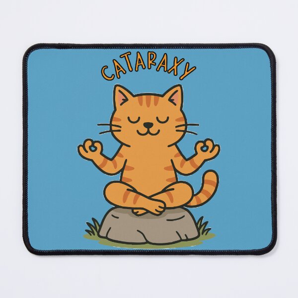 Item preview, Orange Zen kitty mastering “cataraxy” designed and sold by EMWorks-Ink.