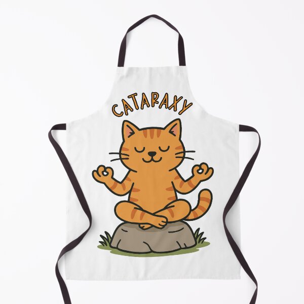 Item preview, Orange Zen kitty mastering “cataraxy” designed and sold by EMWorks-Ink.