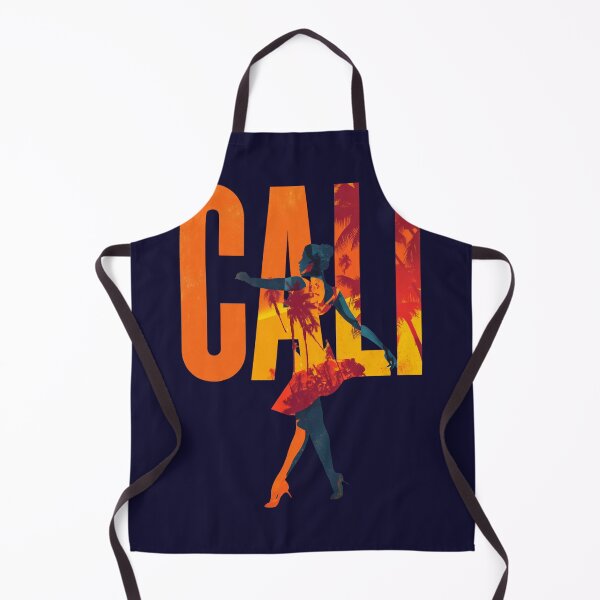 Item preview, Cali Colombia motif with salsa dancer and palm trees – Latin American party design designed and sold by Meiersbeste.