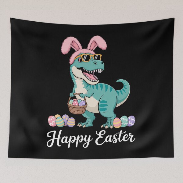 Item preview, Happy Easter Egg Trex Dinosaur Bunny designed and sold by AsteriskDatBArt.