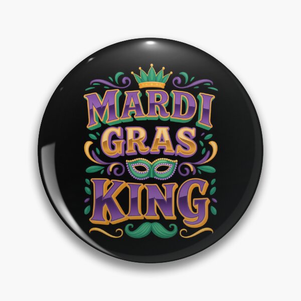 Item preview, Mardi Gras King Fun Parade Mardi Gras Carnival designed and sold by AsteriskDatBArt.