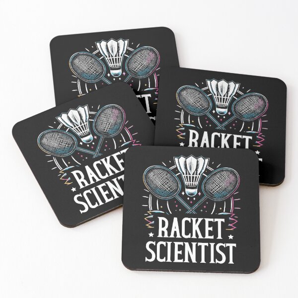 Item preview, Racket Scientist Badminton Player designed and sold by TommieJune.