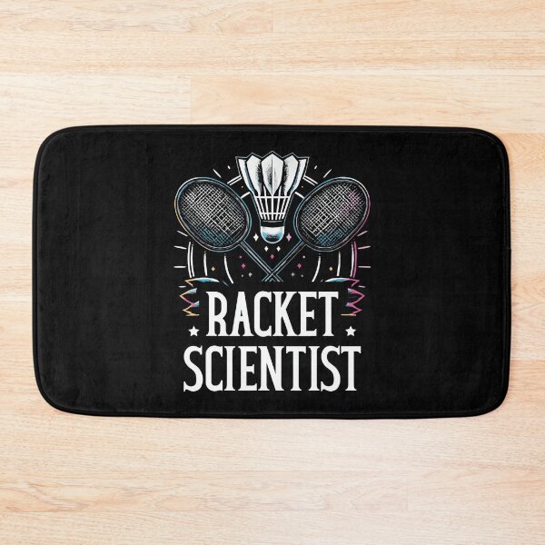 Item preview, Racket Scientist Badminton Player designed and sold by TommieJune.