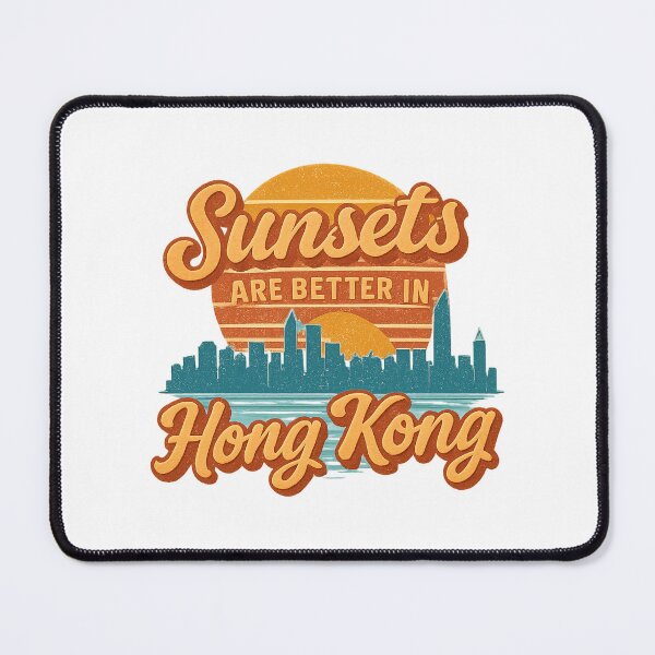 Item preview, Sunsets Are Better in Hong Kong Adventure Vintage Travel designed and sold by Retro-Anime9.