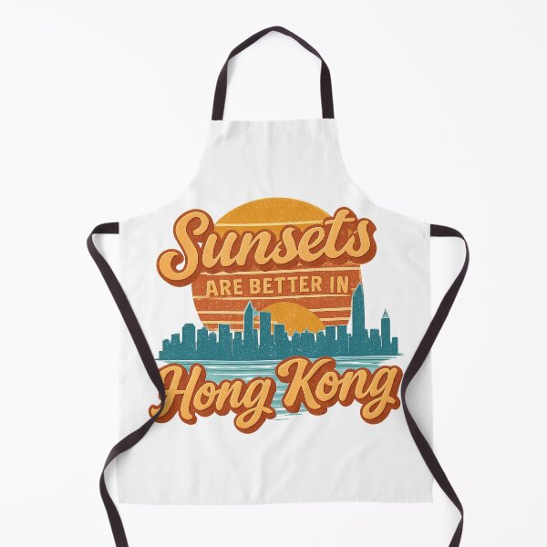 Item preview, Sunsets Are Better in Hong Kong Adventure Vintage Travel designed and sold by Retro-Anime9.