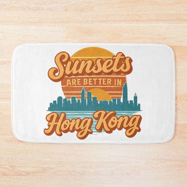 Item preview, Sunsets Are Better in Hong Kong Adventure Vintage Travel designed and sold by Retro-Anime9.