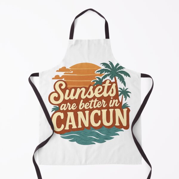 Item preview, Sunsets Are Better in Cancun Adventure Vintage Travel designed and sold by Retro-Anime9.