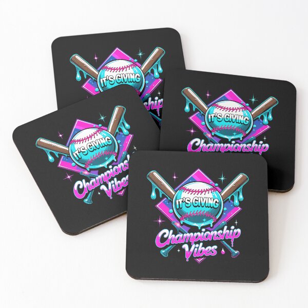 Item preview, Championship Vibes Baseball Softball Dripping designed and sold by KristinDebra.