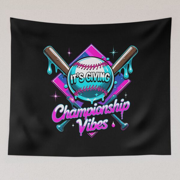Artikelvorschau, Meisterschaftsstimmung Baseball Softball Dripping entworfen und verkauft von KristinDebra.