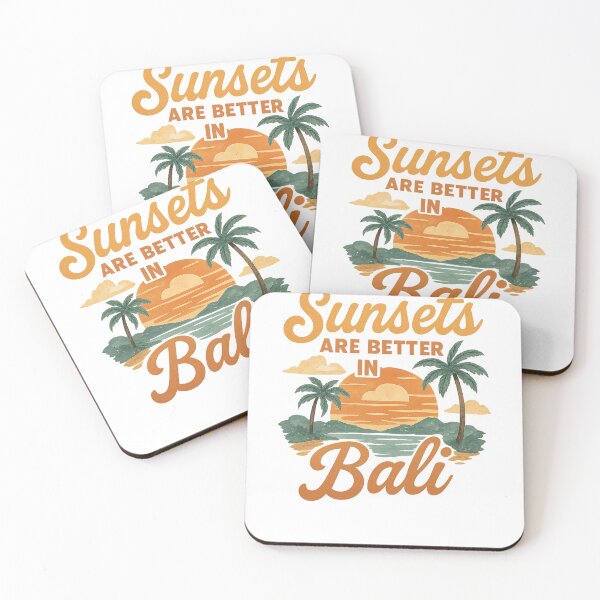 Item preview, Sunsets Are Better in Bali Adventure Vintage Travel designed and sold by Retro-Anime9.