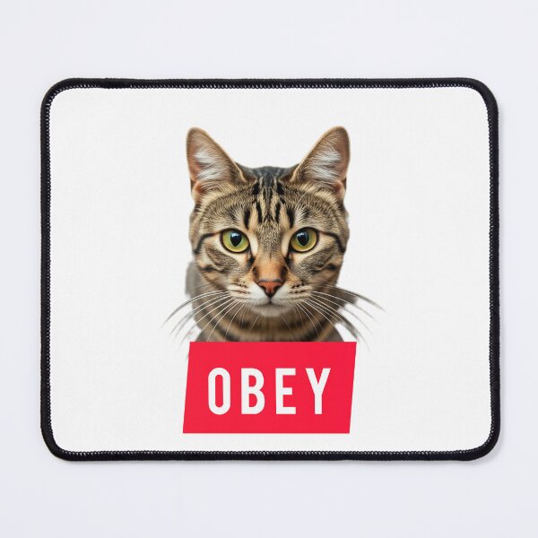 Item preview, Obey Cat designed and sold by Pattern Unhinged.