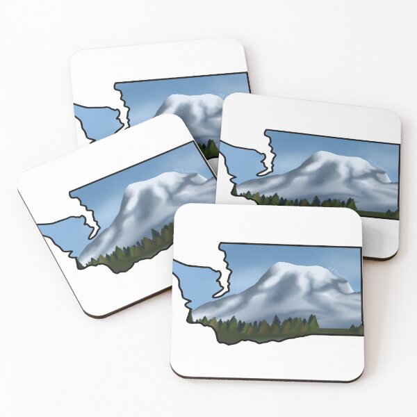 Item preview, Mt. Rainier National Park (Washington) designed and sold by keeterbugsarts.