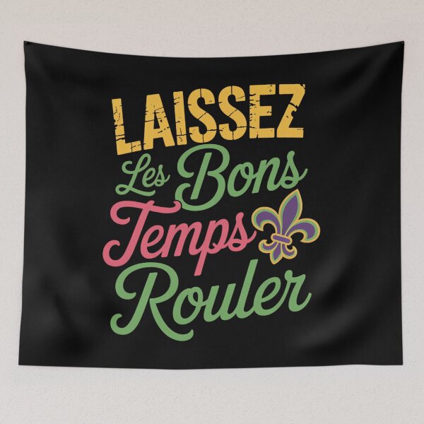 Item preview, Laissez Les Bons Temps Rouler Mardi Gras New Orleans designed and sold by AsteriskDatBArt.