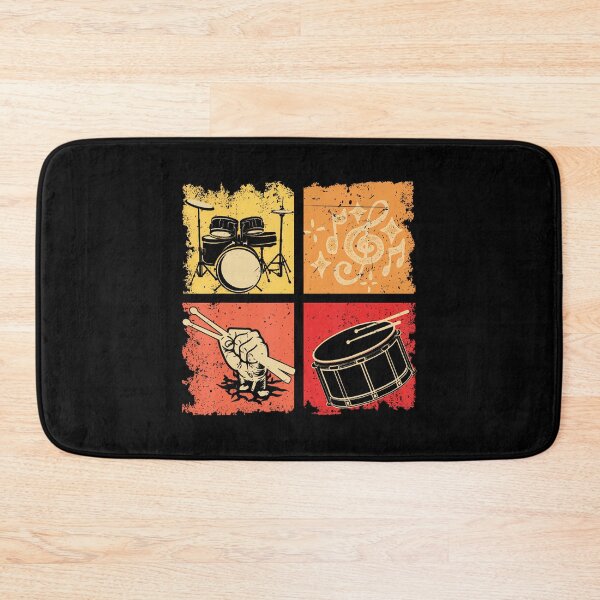 Item preview, Percussion Drums Drummer Band Drumset Retro Vintage Drum Set designed and sold by DollieMichele.