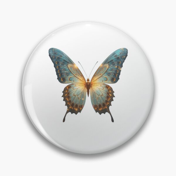 Item preview, Hyper-Detailed Blue Morpho Butterfly Art Sticker designed and sold by KiValuate.