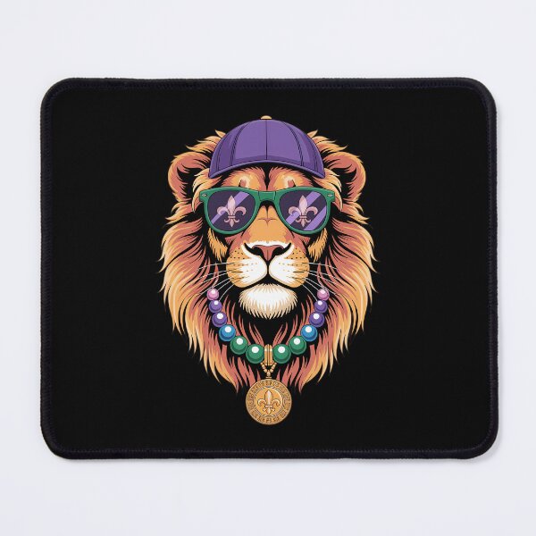 Item preview, Mardigator Mardi Gras Lion designed and sold by AsteriskDatBArt.