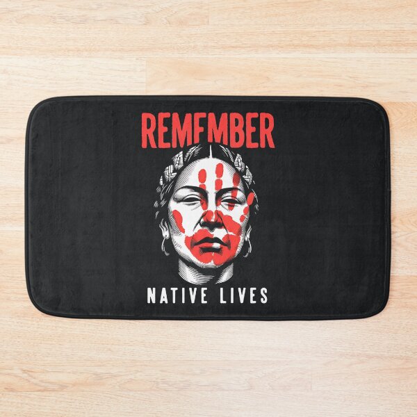 Item preview, Remember Native Lives – Indigenous Awareness Red Hand Tribute designed and sold by Taans-Creation.