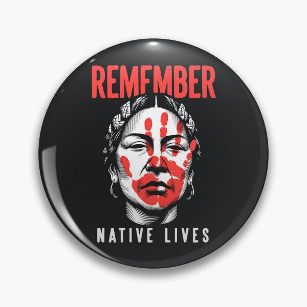 Item preview, Remember Native Lives – Indigenous Awareness Red Hand Tribute designed and sold by Taans-Creation.