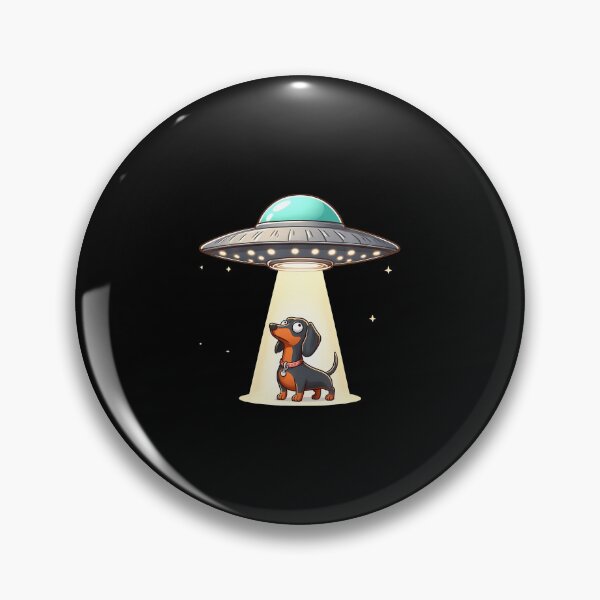 Item preview, Dachshund Alien Ufo s ns designed and sold by BeverlyBrenda.