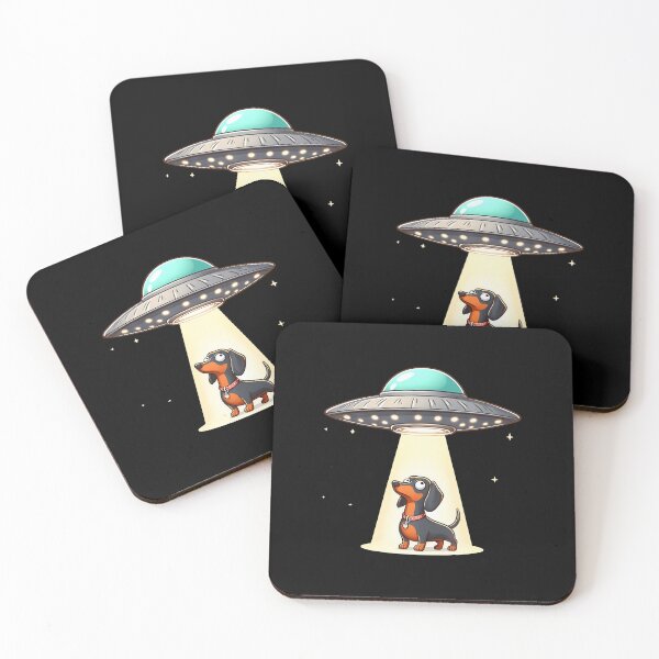 Item preview, Dachshund Alien Ufo s ns designed and sold by BeverlyBrenda.