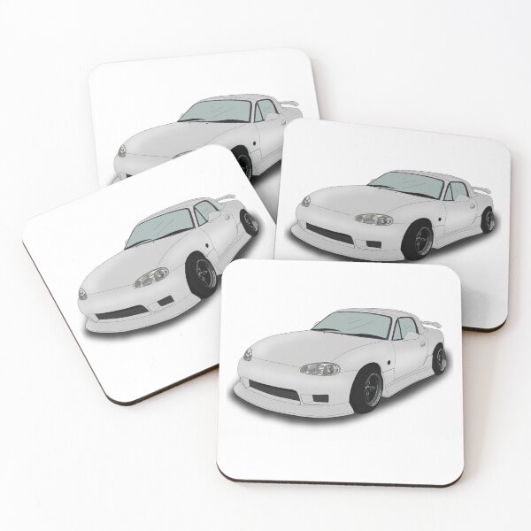 Item preview, Silver Mazda MX5 designed and sold by Cl03xoart.