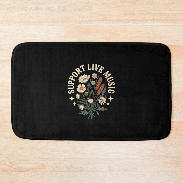 Item preview, Support Live Music Floral Music Teacher Musician Band Lover designed and sold by SyntaxClaw.