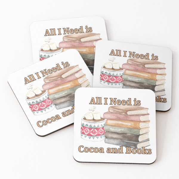 Item preview, All I Need is Cocoa and Books designed and sold by MochaBookClub.