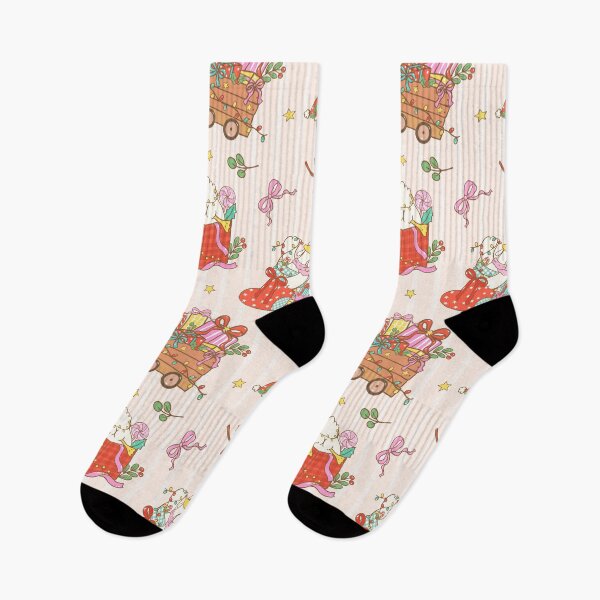 Item preview, Festive Duck Parade Christmas Watercolor Pattern designed and sold by Oonward2021.