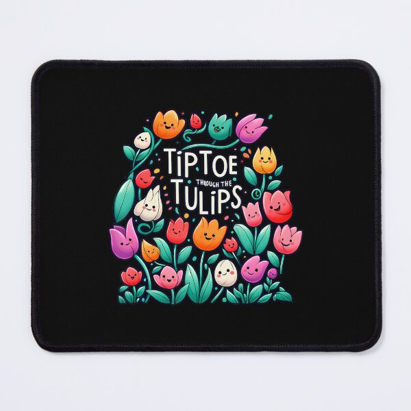 Item preview, Cute Tiptoe Through The Tulips Floral Garden Lover designed and sold by JaimeTrudie.