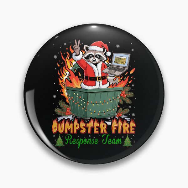 Item preview, Dumpster Fire Response Team Leader Christmas designed and sold by PrettyInk.