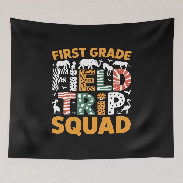 Item preview, First Grade Field Trip Squad Safari 1st Grade Field Trip Zoo designed and sold by GaryPacheco6.