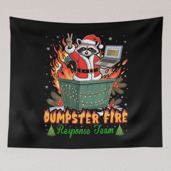 Item preview, Dumpster Fire Response Team Leader Christmas designed and sold by PrettyInk.