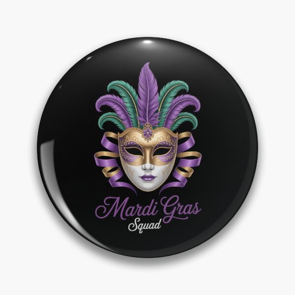 Item preview, Mardi Gras Squad Mask designed and sold by AsteriskDatBArt.