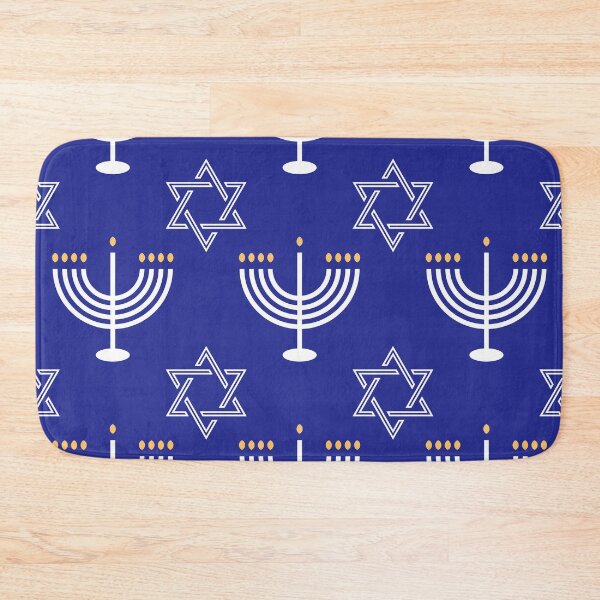 Item preview, Hanukkah Menorahs And Star Of David Designs Pattern designed and sold by DEC02.