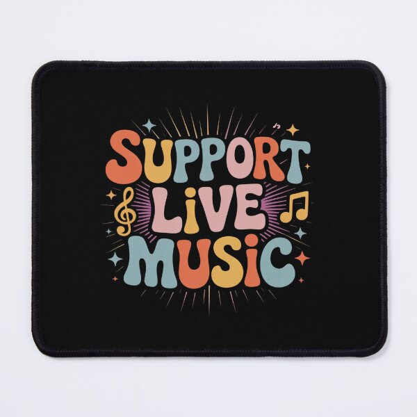 Item preview, Support Live Music, Musicians Concertgoers Music Lovers designed and sold by FadeOfThrone.