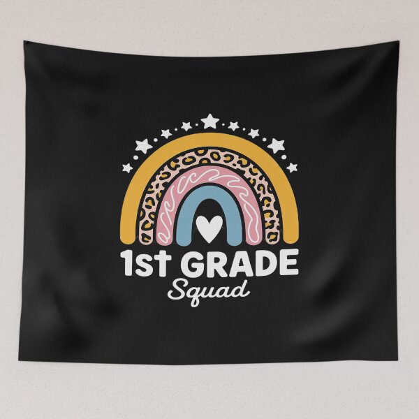 Item preview, First Grade Squad 1st Grade Team Retro First Day of School designed and sold by GaryPacheco6.