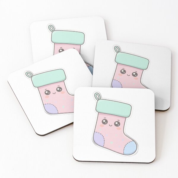 Item preview, Kawaii Pastel Christmas Stocking – Cute Little Stocking designed and sold by Serge-Design.