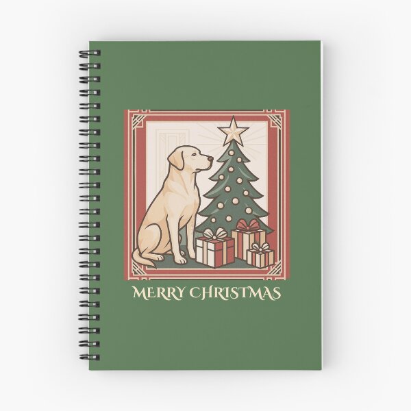 Item preview, Art Deco Labrador Christmas designed and sold by ZogDog Pro.