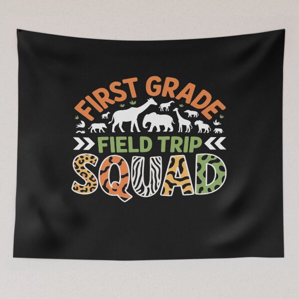 Item preview, First Grade Zoo Field Trip Squad Matching Teacher Students designed and sold by GaryPacheco6.