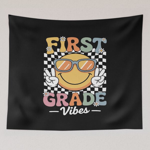 Item preview, First Grade Vibes Smile First Day of School 1st Grade Team designed and sold by GaryPacheco6.