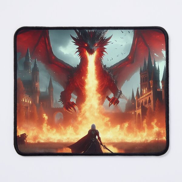 Item preview, Fire Dragon Comfort designed and sold by GalleryBrisArt.