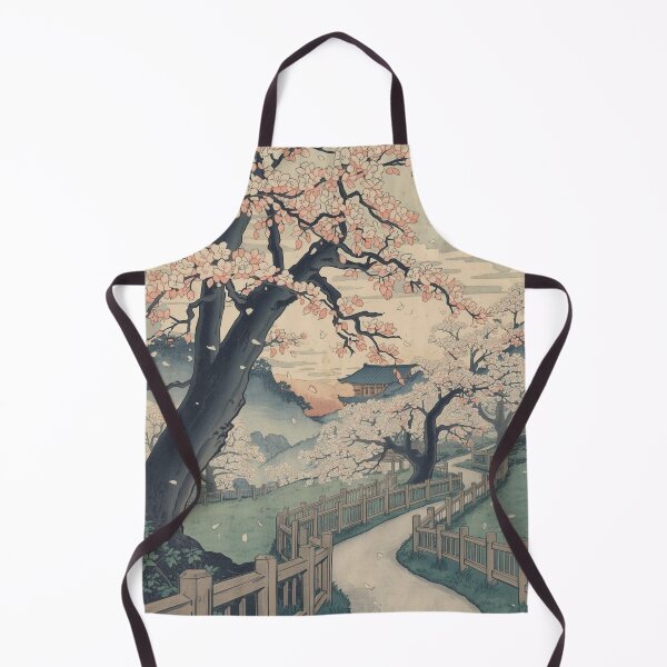Item preview, Plum Blossom Grove – Traditional Edo Ukiyo-e Spring Landscape designed and sold by Vandy Fullam.