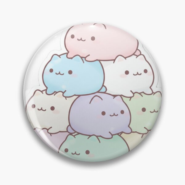 Item preview, Pastel Kawaii Cat Pyramid – Cute Cat Pile designed and sold by Serge-Design.