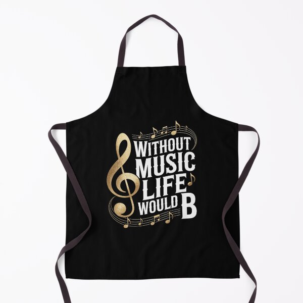 Item preview, Without Music Life Would B Flat II - Music Quotes designed and sold by FadeOfThrone.