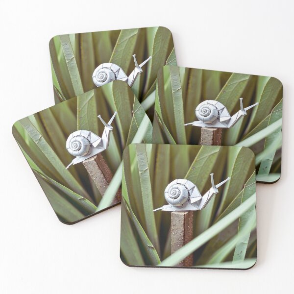 Item preview, Cute Origami Snail Grass Paper Crafts designed and sold by TackyTime.
