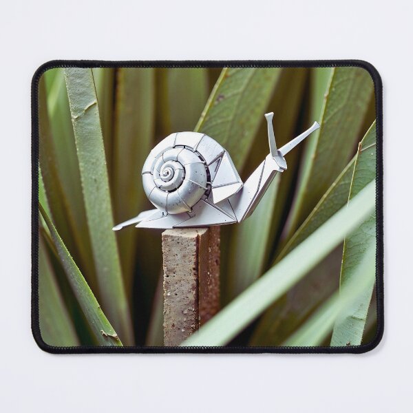 Item preview, Cute Origami Snail Grass Paper Crafts designed and sold by TackyTime.