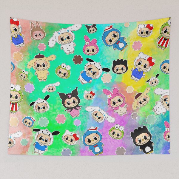Item preview, Labubu X Kawaii Pattern Color v3 designed and sold by Diyanggostyle.